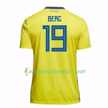 Divisa di Calcio Svezia Berg 19 Prima Mondiali 2018